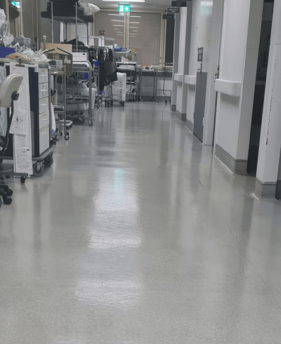 Spotless operating theatre